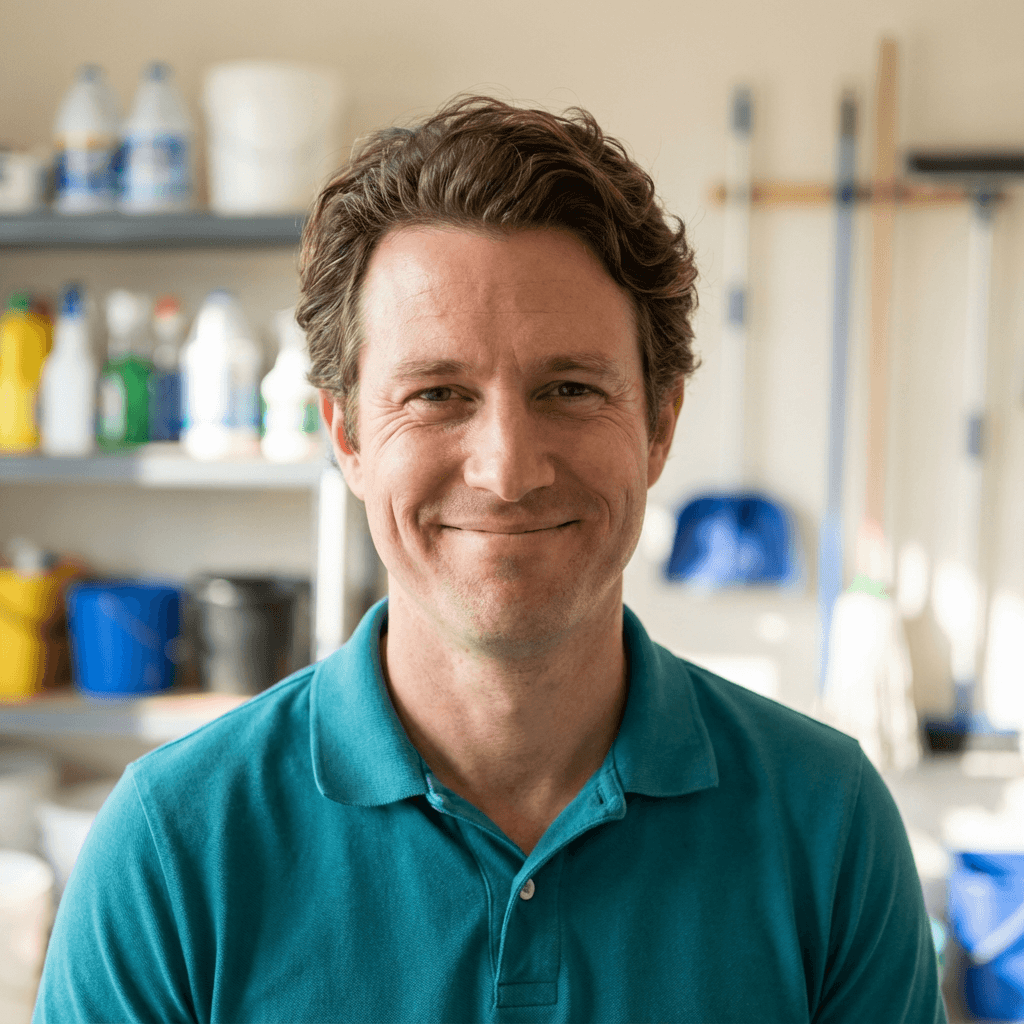 David L., house call customer with groomed beard